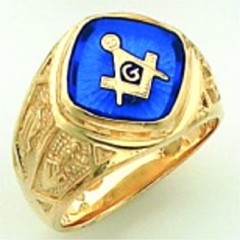 Dason-Reis Gold Plated Blue Lodge Masonic Rings